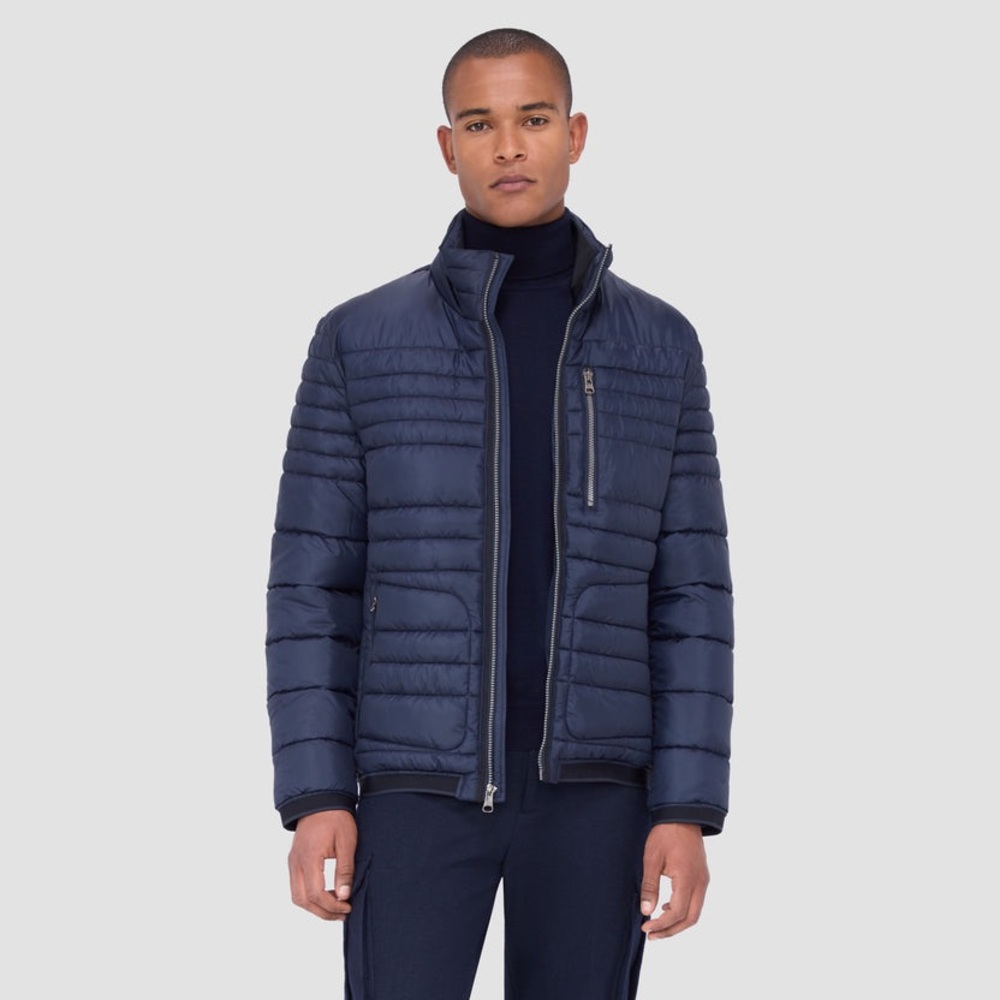 Bugatchi Men's Dark Blue Puffer Jacket